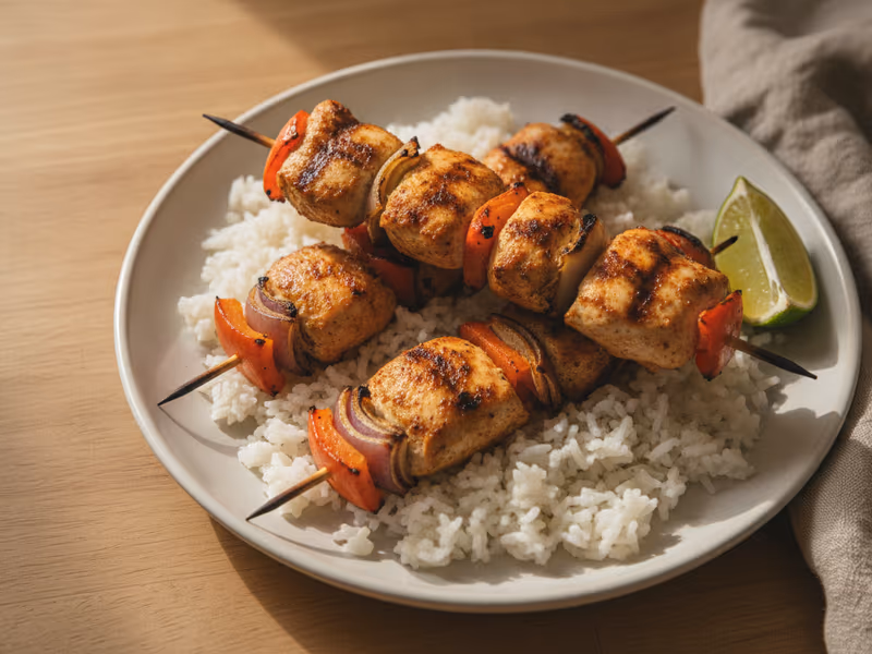 Mexican-Spiced Chicken Kebabs