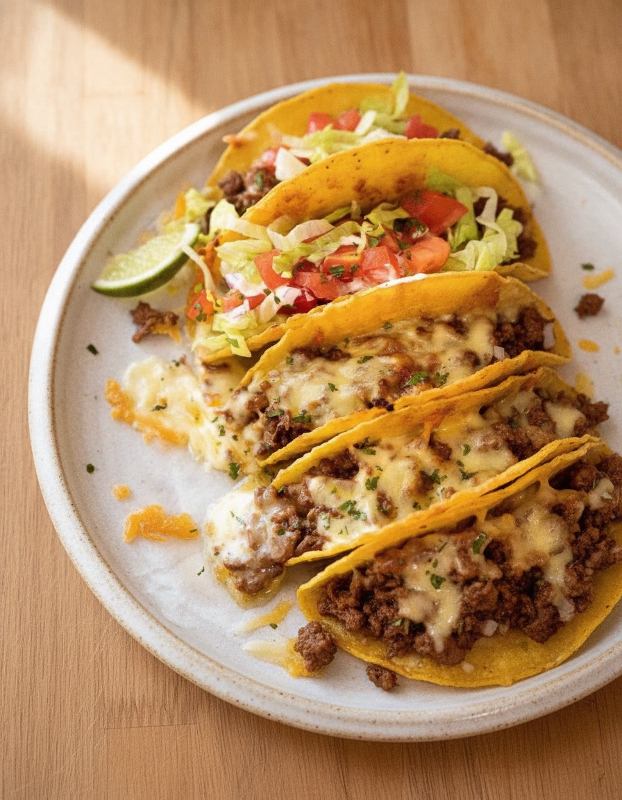 Old School Beef Taco recipe