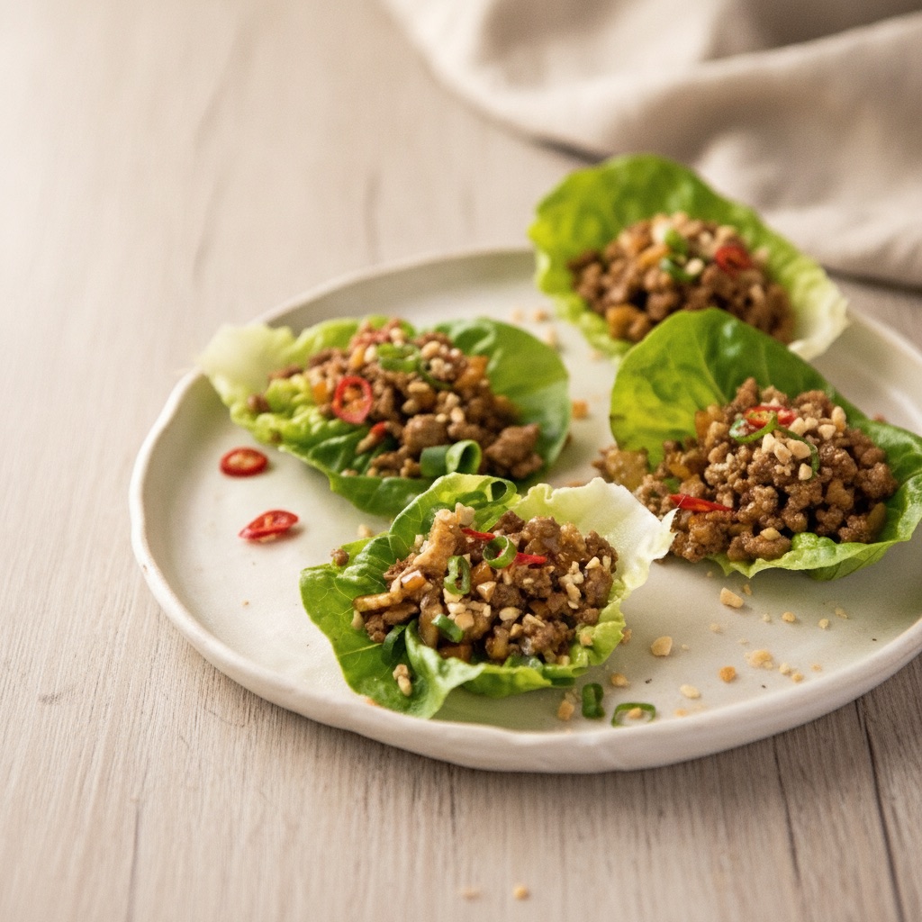 San Choy Bow (Chinese Lettuce Wraps)